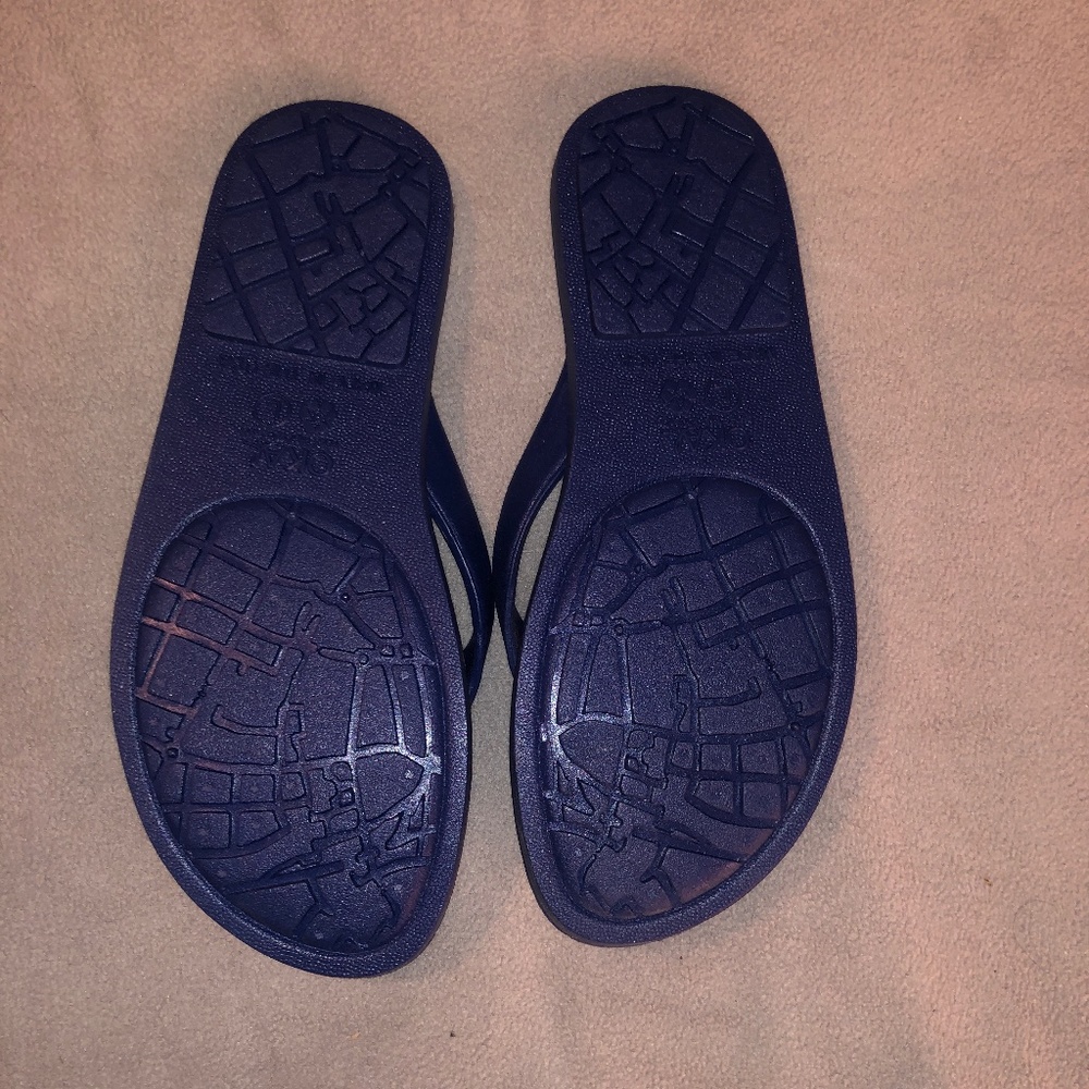 New Oka b Mercedes Benz blue flip flops - Picture 2 of 5